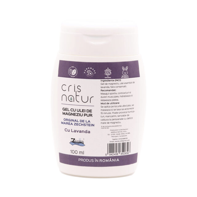 Gel cu Ulei de Magneziu PUR de la Marea Zechstein cu lavanda 100ml