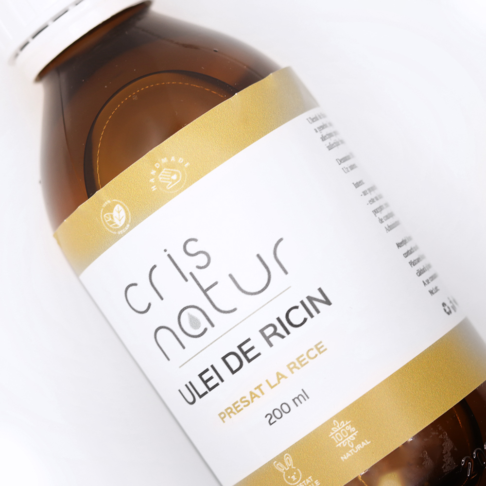 Ulei de ricin presat la rece pentru par