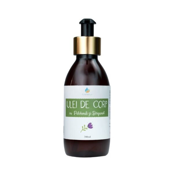 Ulei de corp natural cu Patchouli si Bergamot 200ml