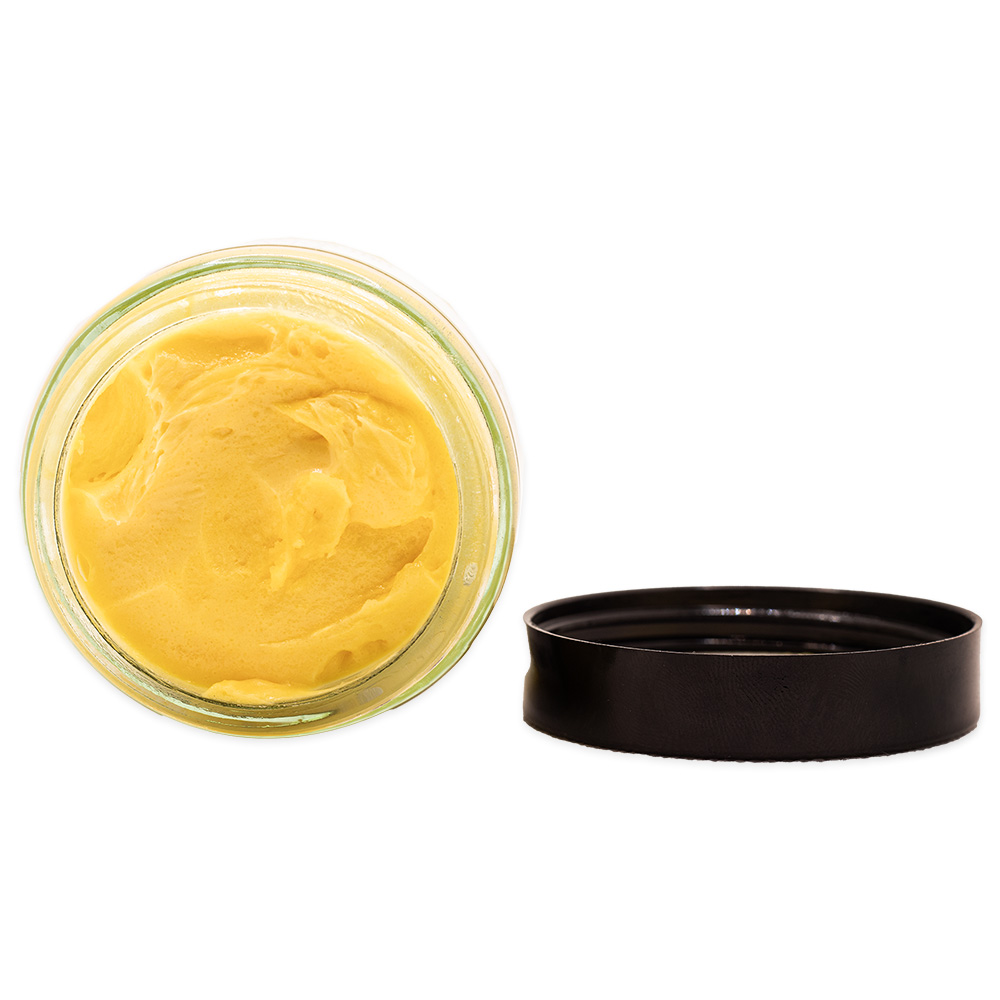 Unt de corp natural 100% - EXOTIC cu Ghee, Mandarina verde, Blossom Exotic si Citron 120ml - imagine 3