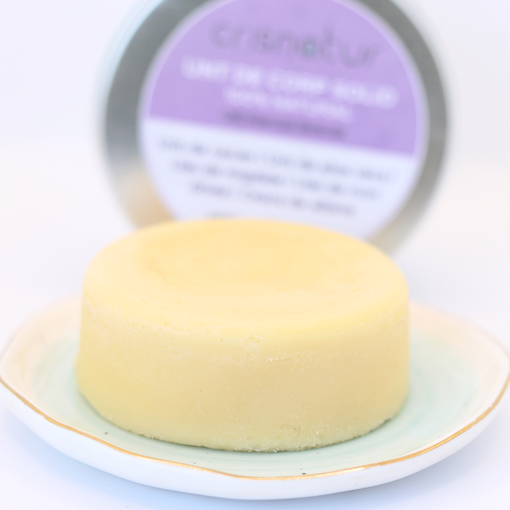 Unt de corp solid toate tipurile de piele cu ulei de lavanda - natural 100% - realizat manual, 60g - imagine 3