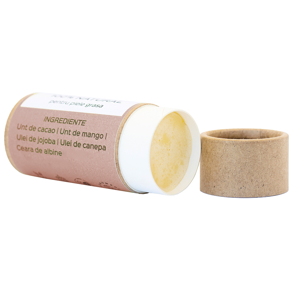 Unt de corp solid piele grasa - natural 100% - realizat manual, 60g - imagine 6