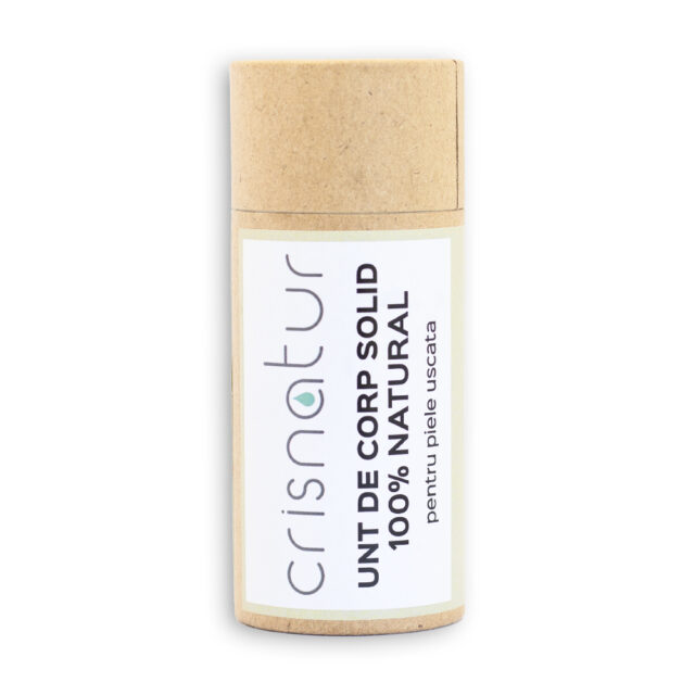 Unt de corp solid piele uscata - natural 100% - realizat manual, 60g