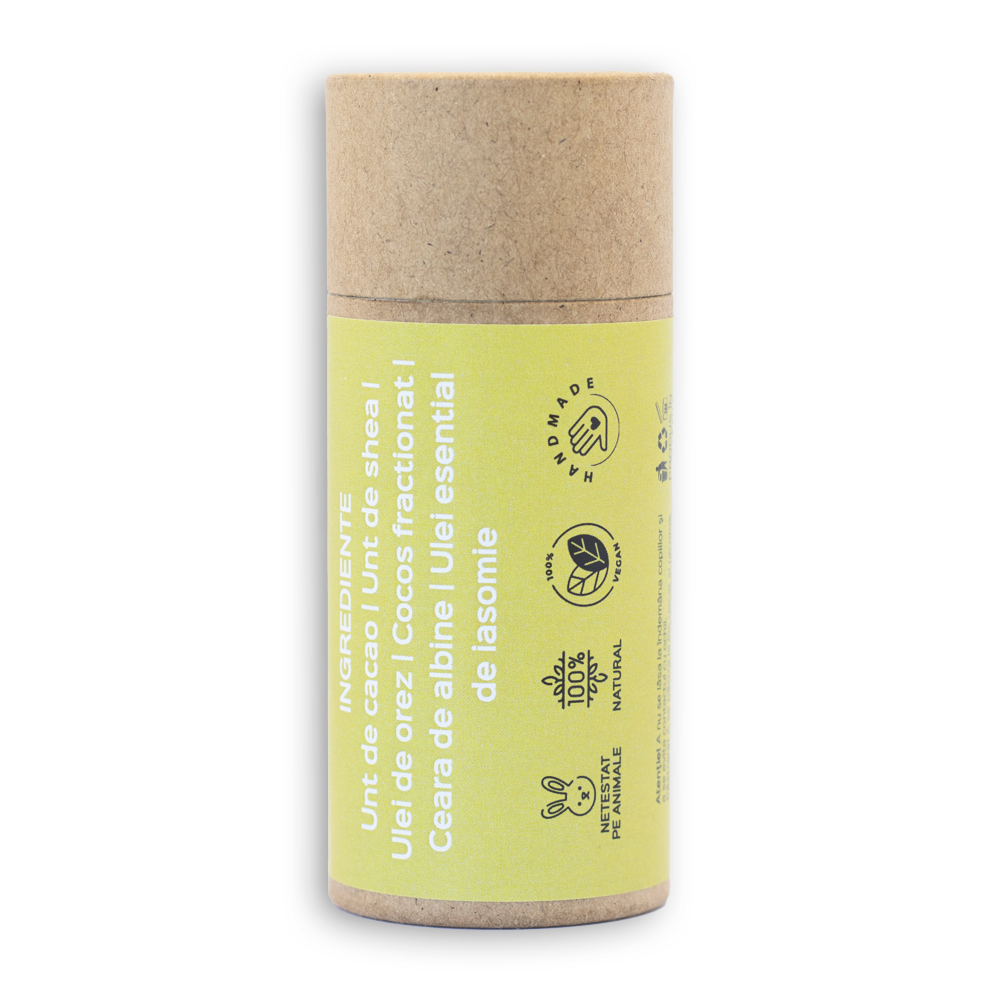 Unt de corp solid toate tipurile de piele cu iasomie - natural 100% - realizat manual, 60g - imagine 2