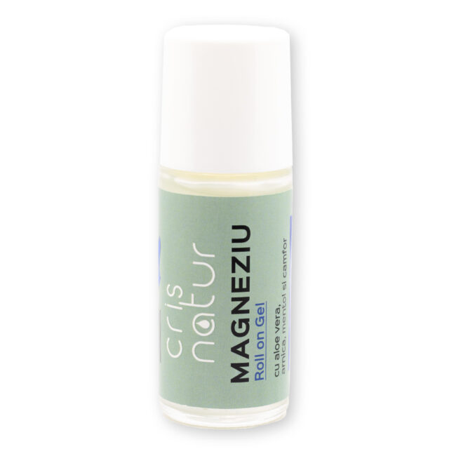 Magneziu Roll On Gel cu Aloe vera, Arnica, Mentol si Camfor