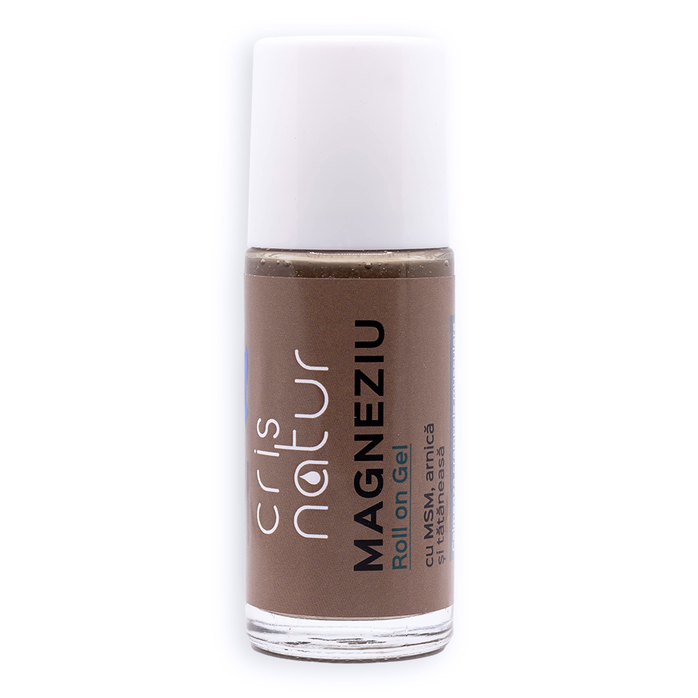 Magneziu Roll On Gel cu MSM, Arnica si tataneasca - imagine 2